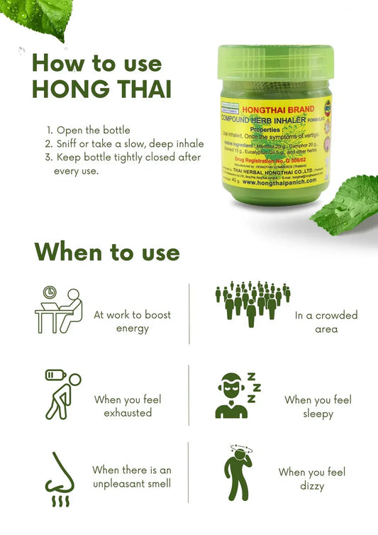 HONG THAI Thai Herbal Inhaler