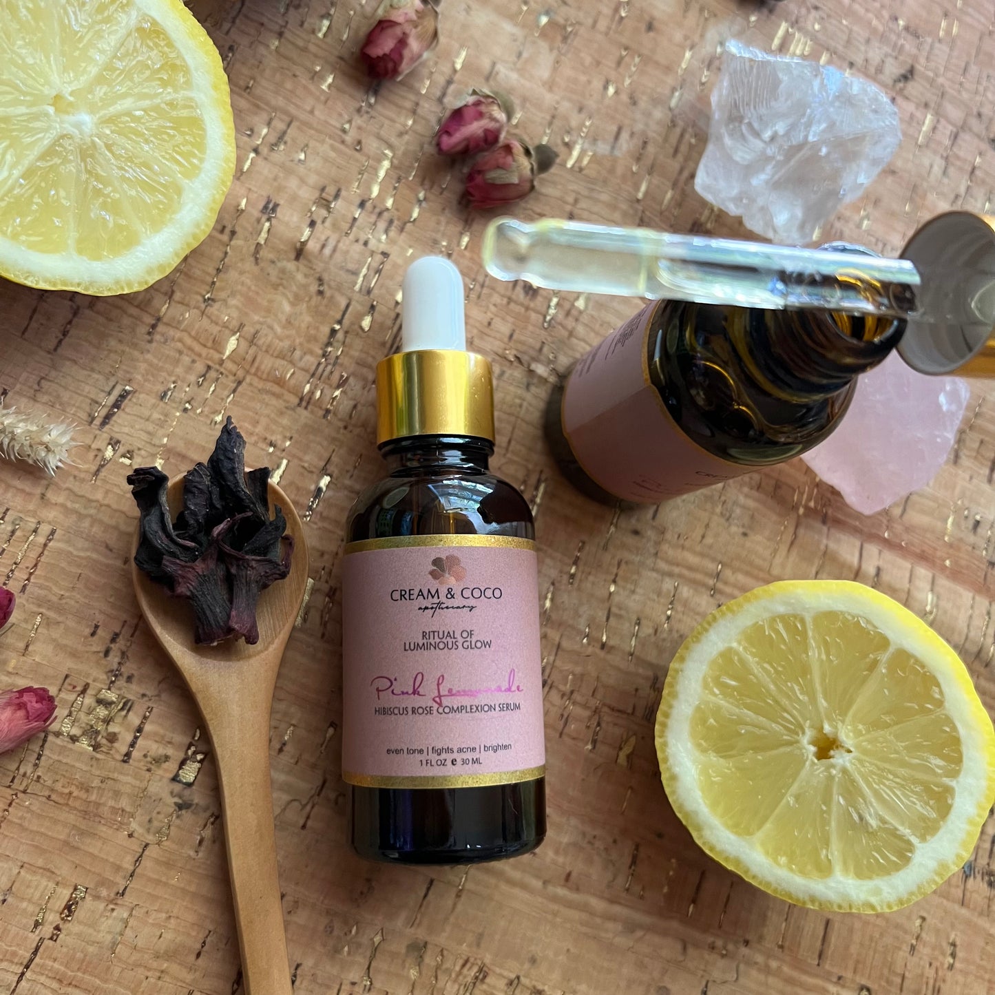 Pink Lemonade Hibiscus Rose Complexion Serum