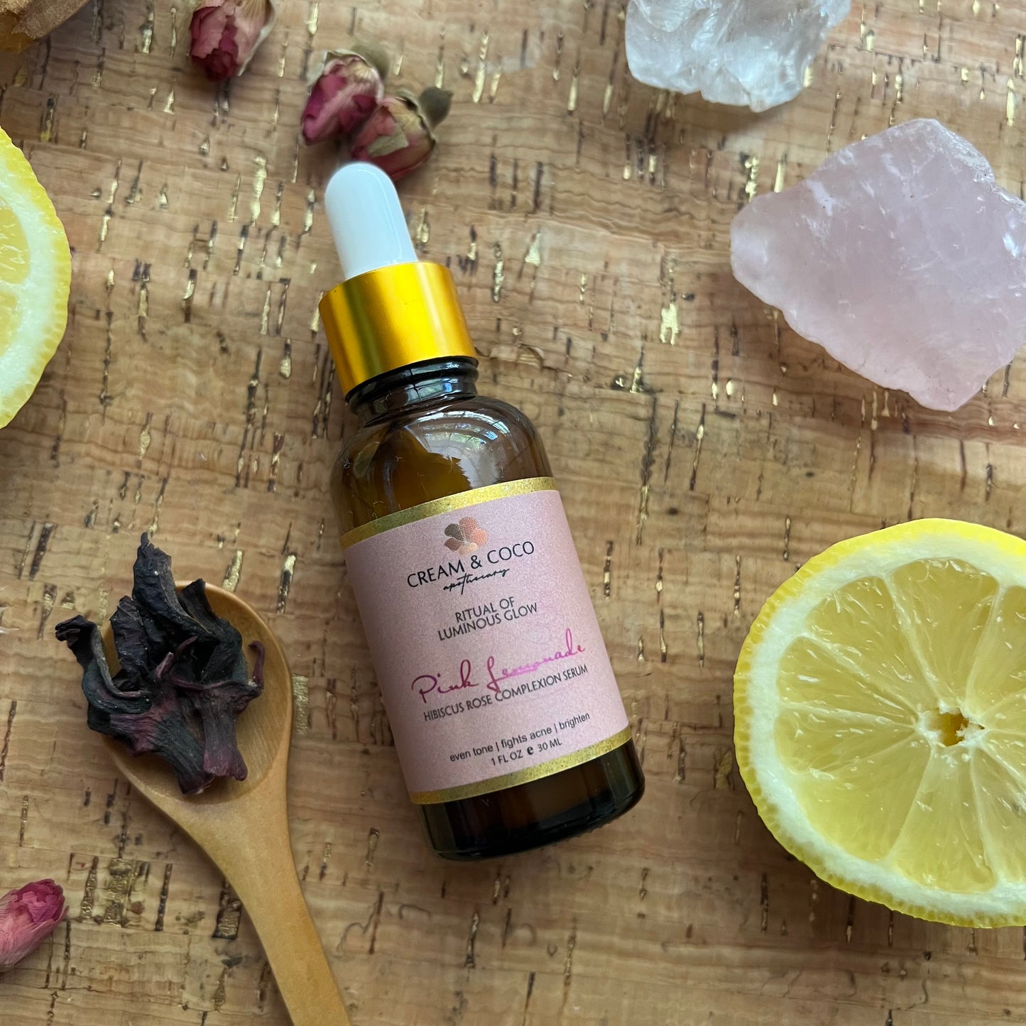 Pink Lemonade Hibiscus Rose Complexion Serum
