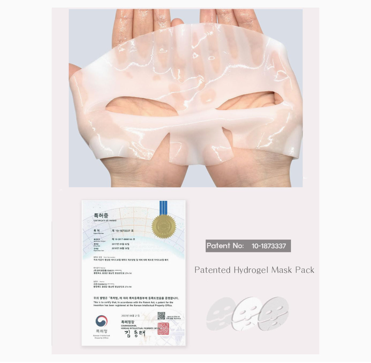 PrettySkin Collagen 400 Hydrogel Mask - Cream & Coco Skincare