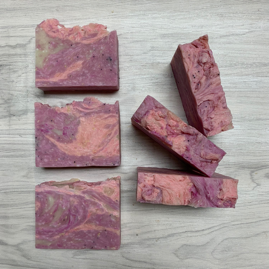 Pink Orchid Minerals Soap
