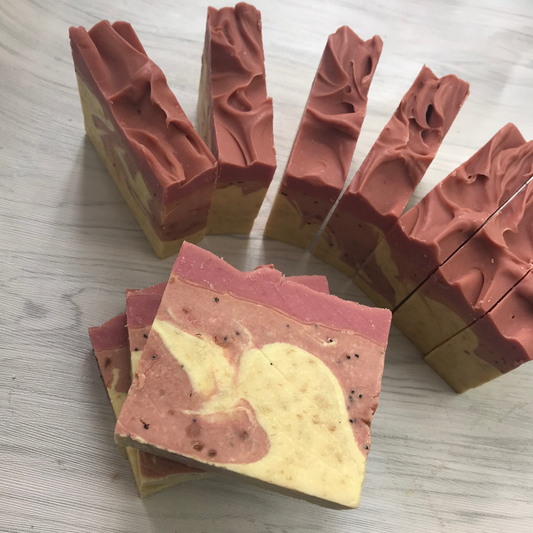 Raspberry Rice Pudding Soap
