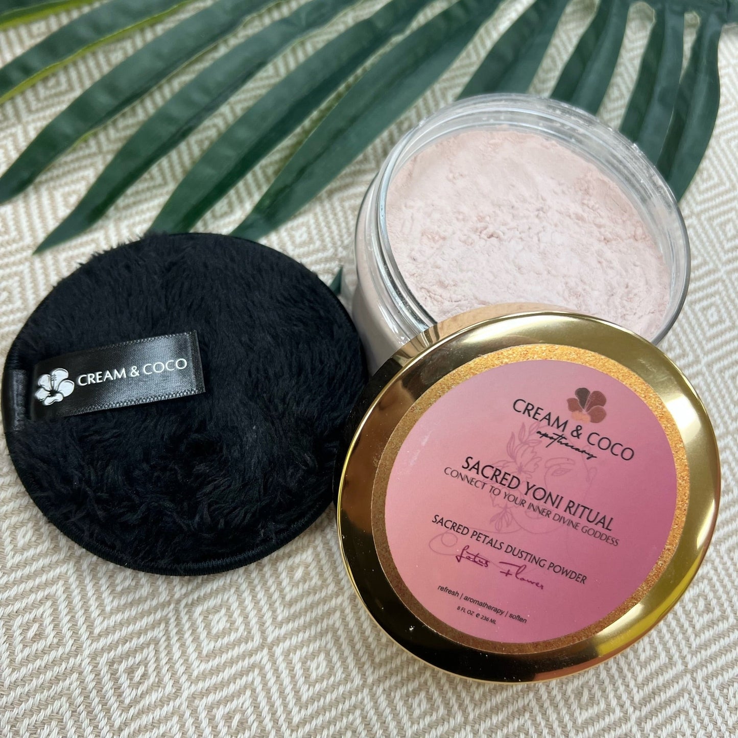 Yoni Dust Powder Puff - Cream & Coco Skincare