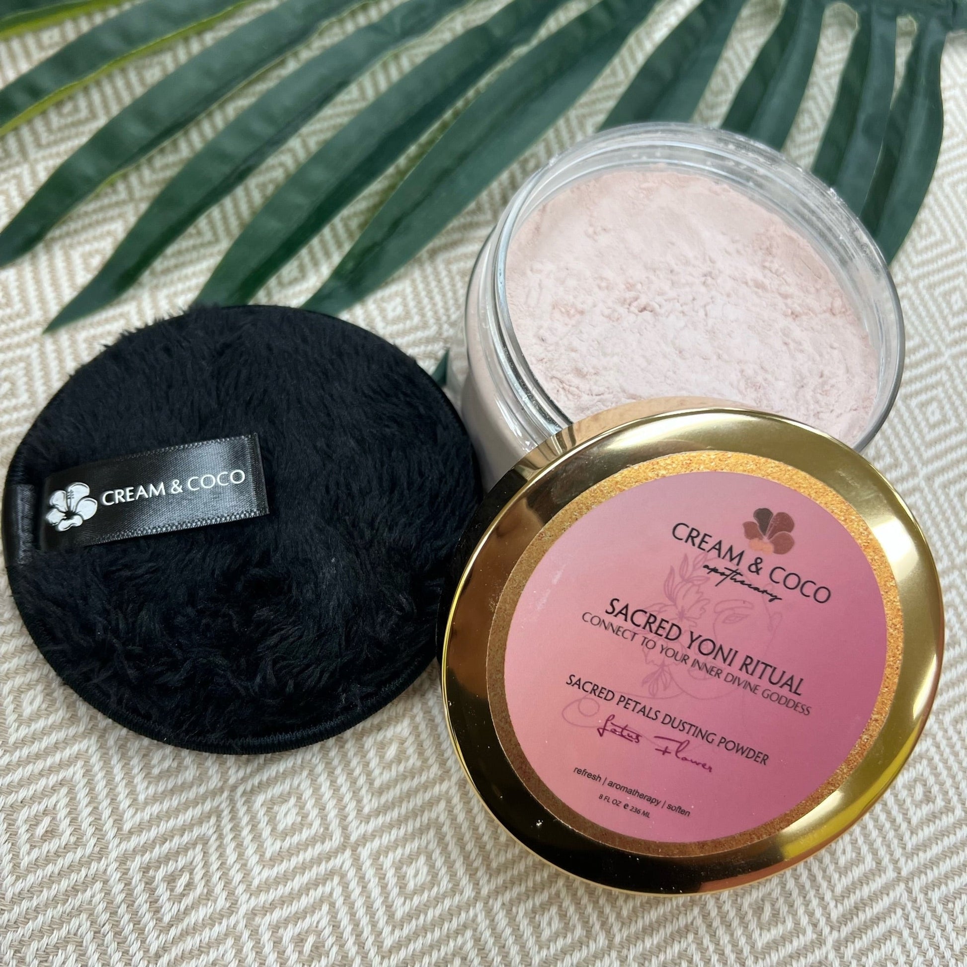 Yoni Dust Powder Puff - Cream & Coco Skincare