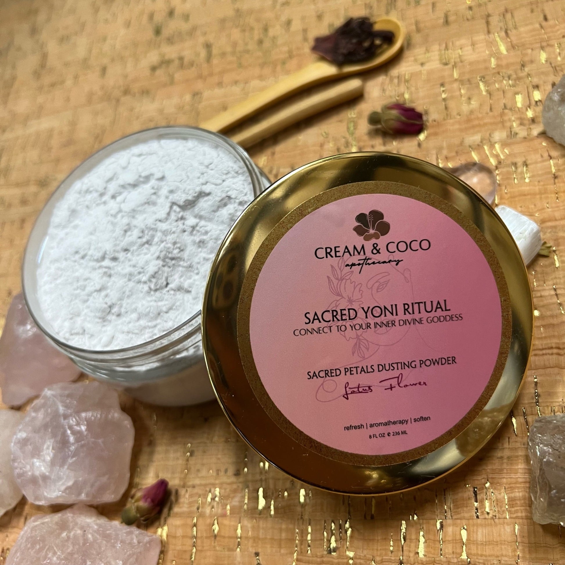 Lotus Flower Dusting Powder | Cream & Coco Skincare