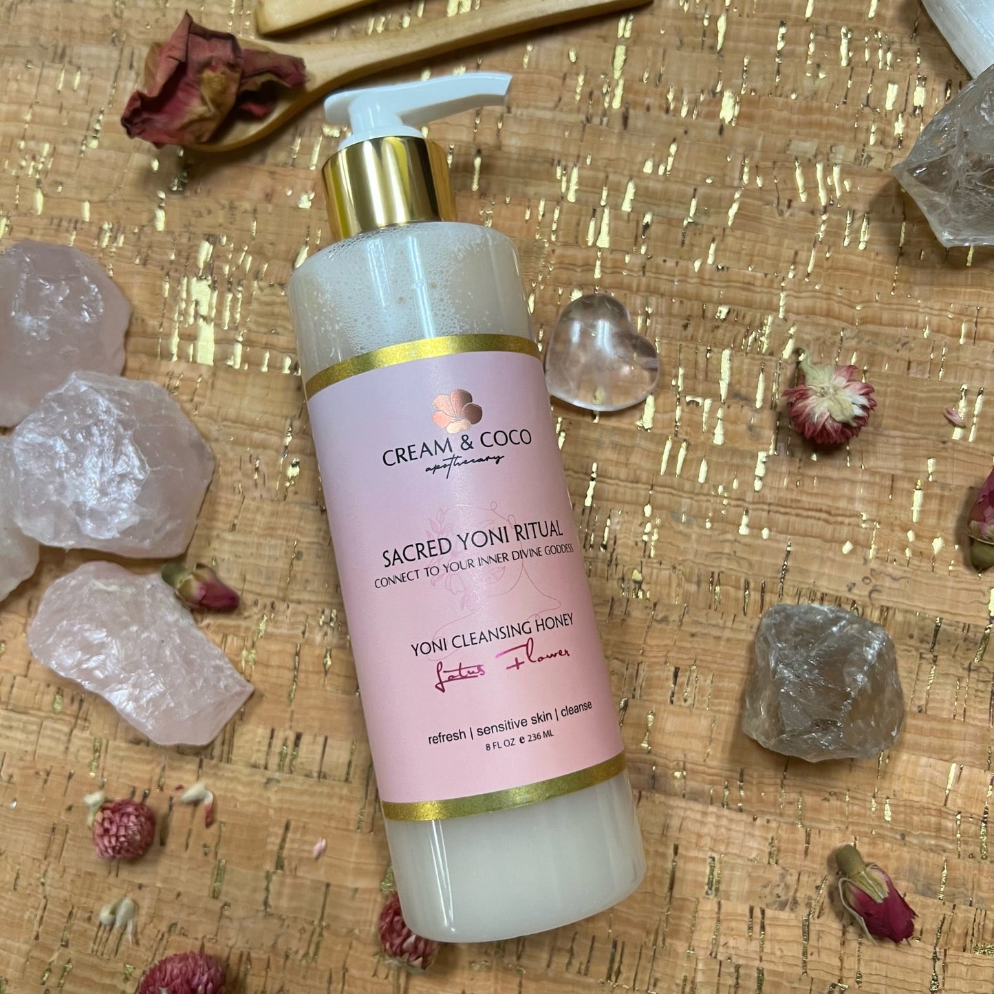 Lotus Flower Yoni Cleansing Honey - Cream & Coco Skincare