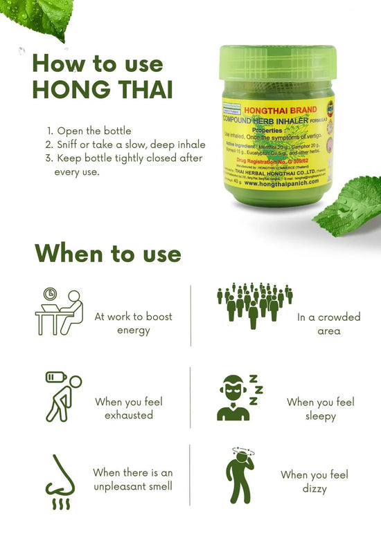 HONG THAI Thai Herbal Inhaler