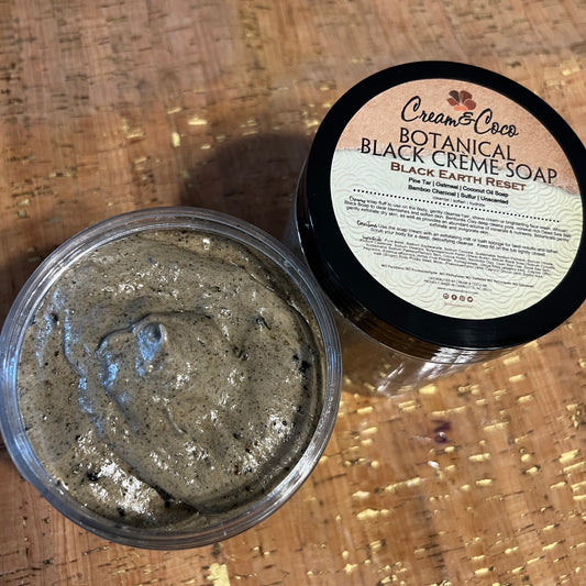 Black Earth Reset Botanical Black Crème Polish