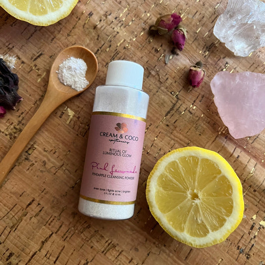 Pink Lemonade Pineapple Cleansing Powder