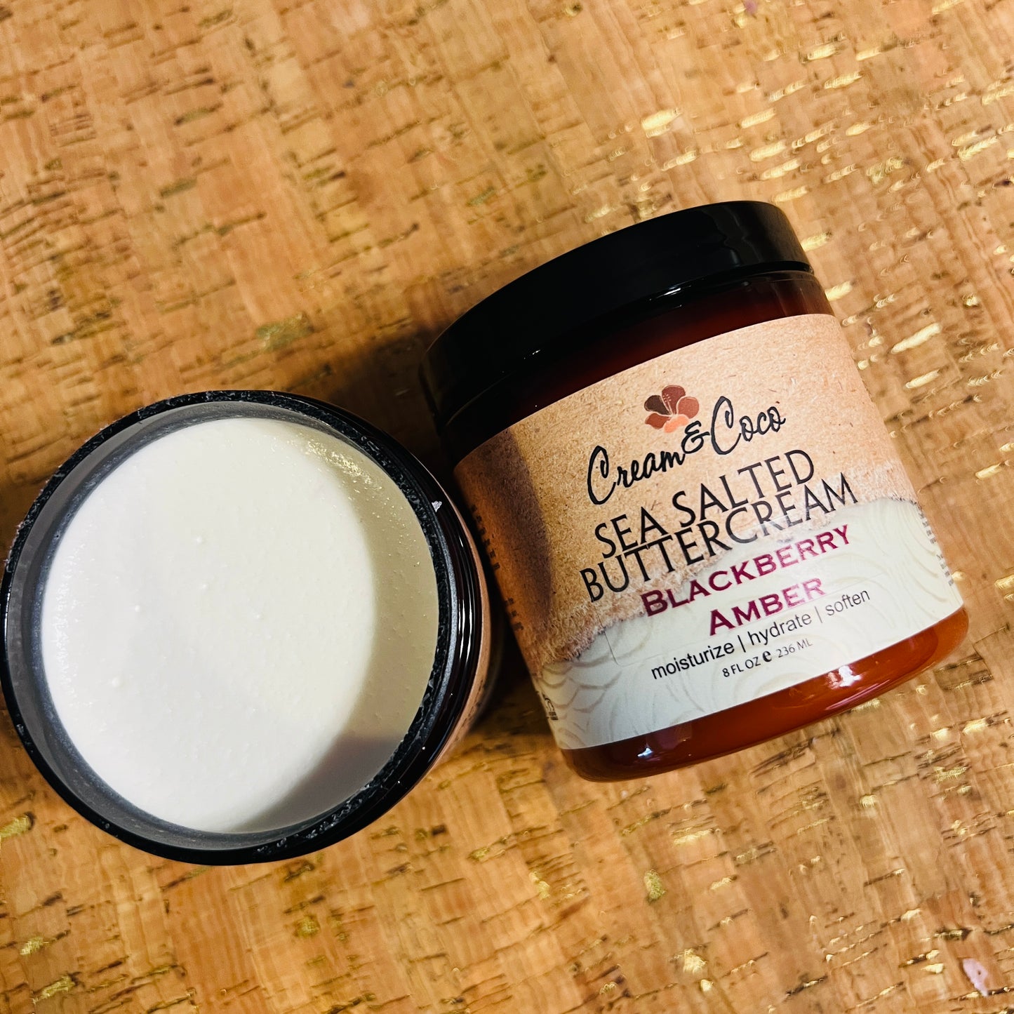 Blackberry Amber Sea Salted Buttercream