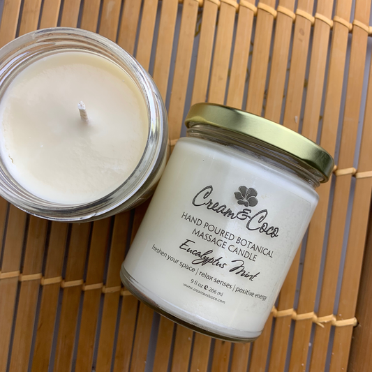 Hand Poured Botanical Massage Candle in Wakanda