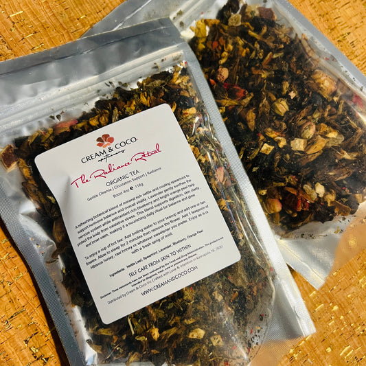 The Radiance Ritual Organic Herbal Tea Blend