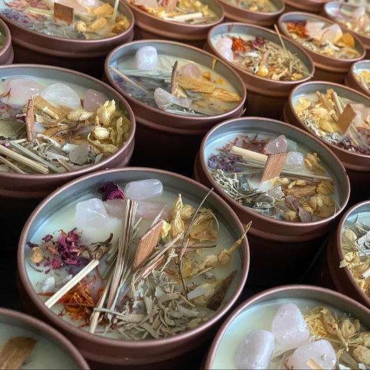 The Glow Up Sacred Smudge Candle