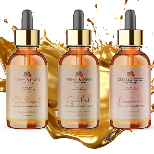 Illuminating Shimmer Honey - Cream & Coco Skincare