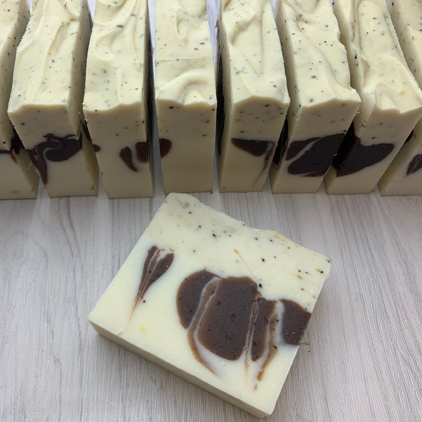 White Chocolate Mocha Mint Soap