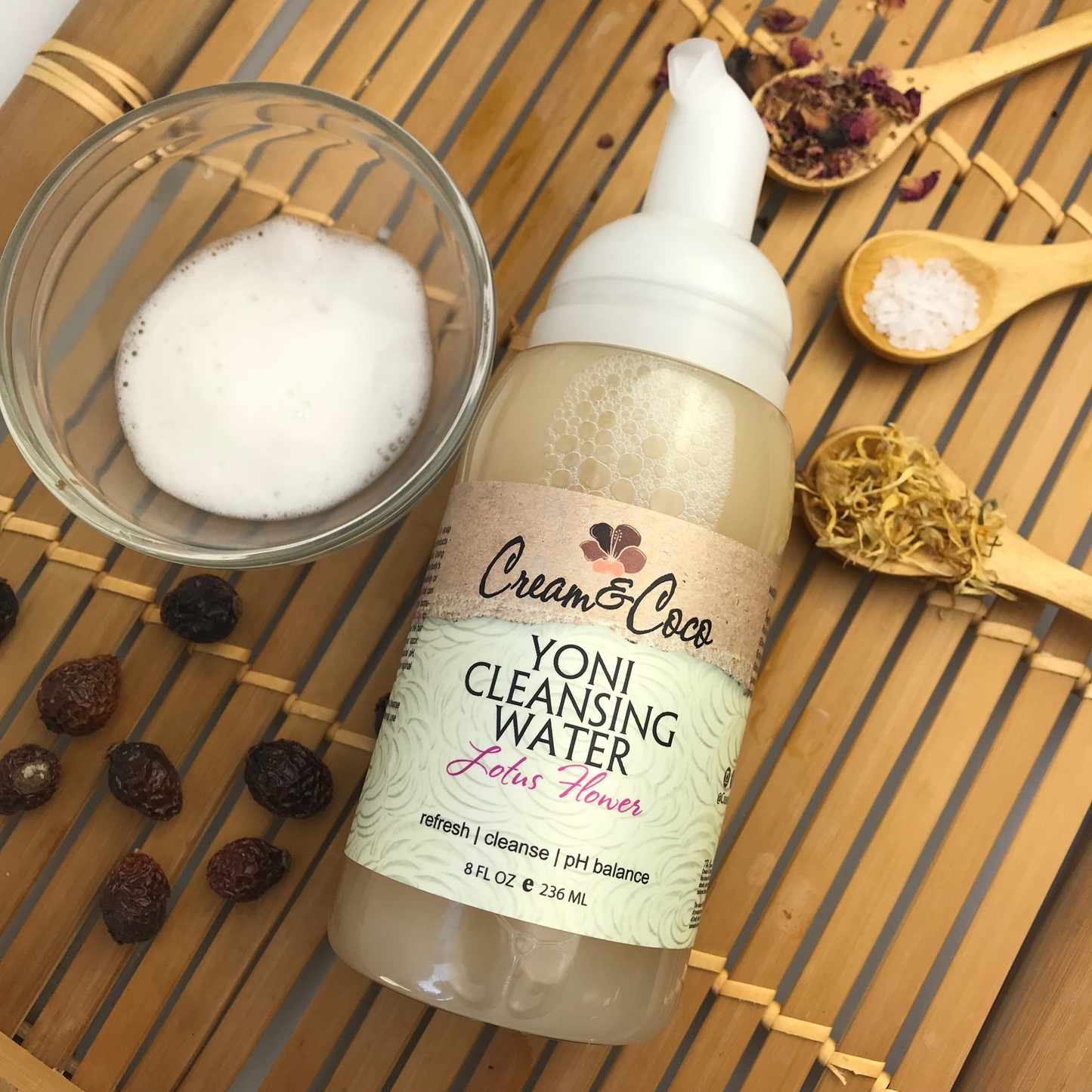 Ice Lotus Yoni Cleansing Water - Cream & Coco Skincare