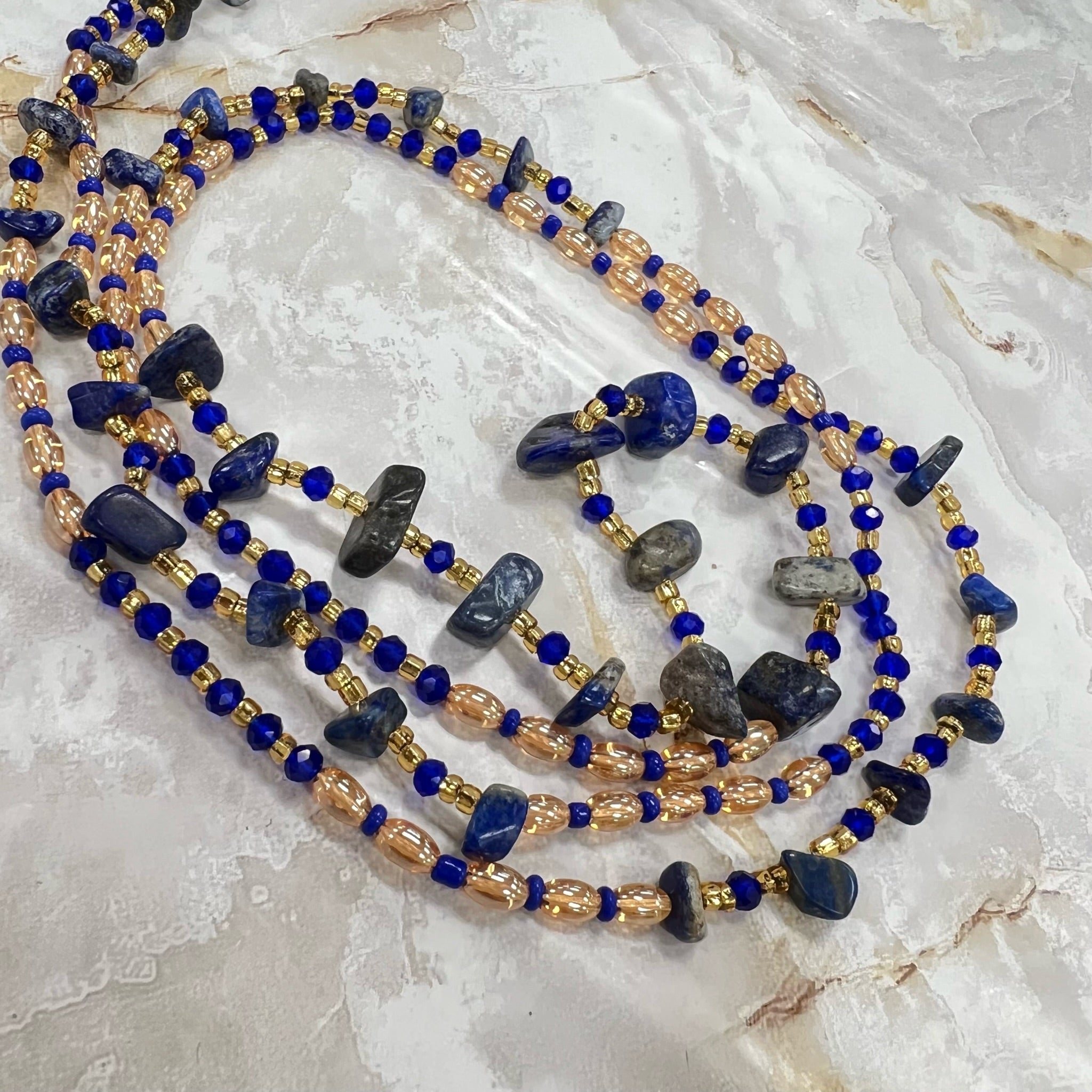 Waist Beads Lapis Lazuli - Peace