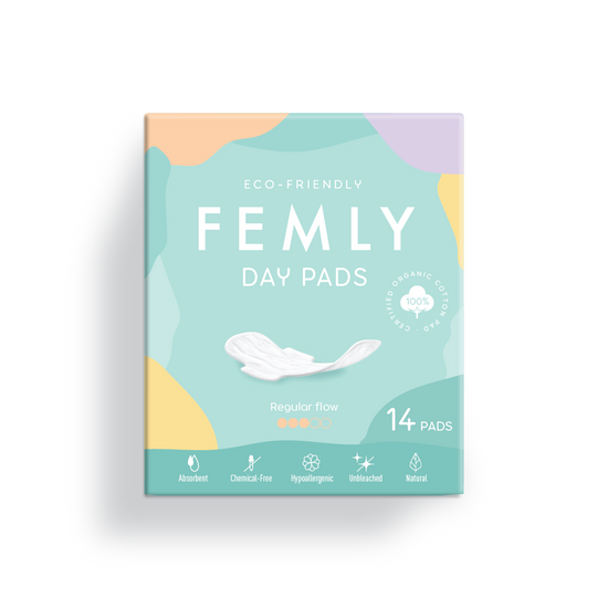 Femly Day Pads-100% Pure Cotton