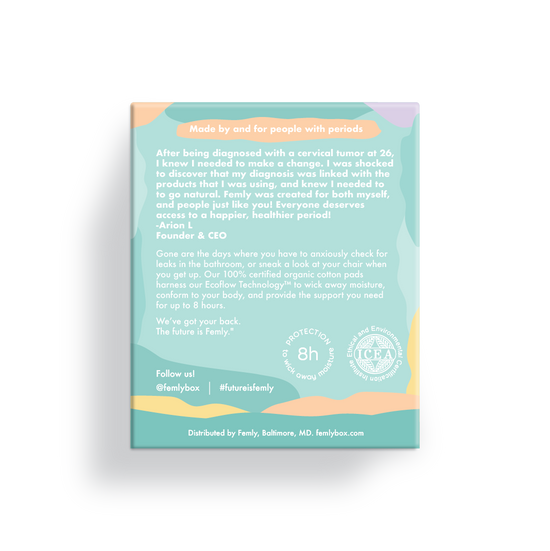 Femly Day Pads-100% Pure Cotton